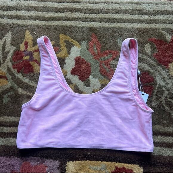 Frankie’s bikinis Connor ribbed scoop bikini top - Picture 1 of 3
